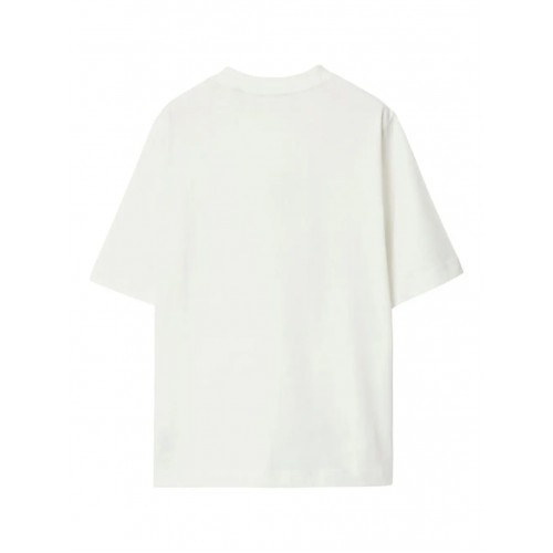 Tricou BURBERRY, Rose Insert, White Tricou BURBERRY, Rose Insert, White