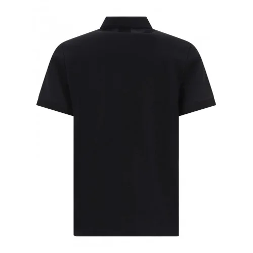 Tricou BURBERRY, Sleeved Polo, Black