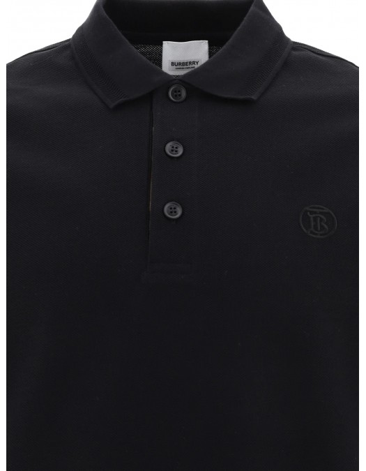 Tricou BURBERRY, Sleeved Polo, Black - 8084010X