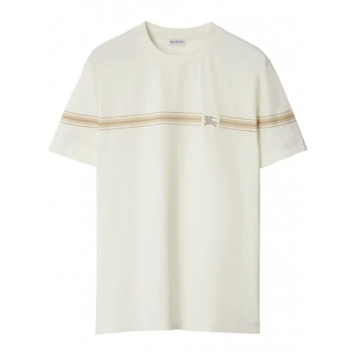 Tricou BURBERRY, Striped Design, White