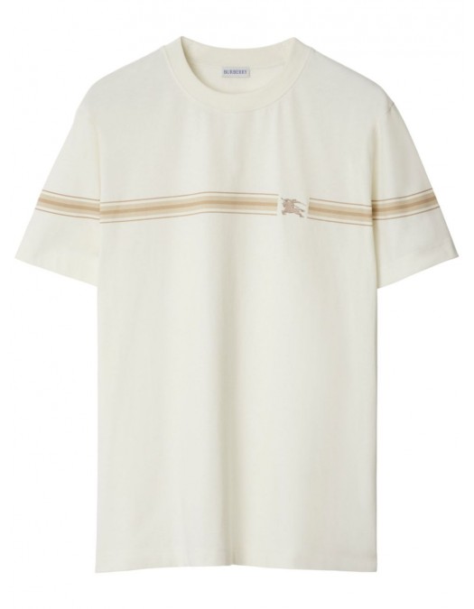 Tricou BURBERRY, Striped Design, White - 8104051X