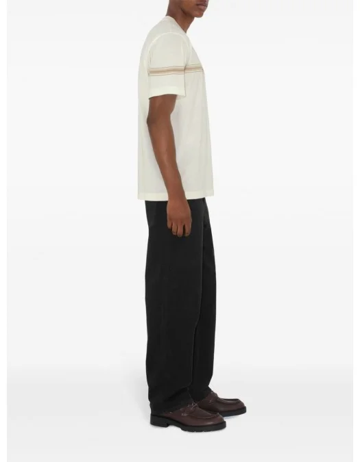 Tricou BURBERRY, Striped Design, White - 8104051X Tricou BURBERRY, Striped Design, White - 8104051X