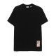 Tricou BURBERRY, Logo Patch, Round Neck, Black - 8104889X