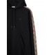 Hanorac BURBERRY, Check Trim, Cotton, Black - 8110789A1189 Hanorac BURBERRY, Check Trim, Cotton, Black - 8110789A1189