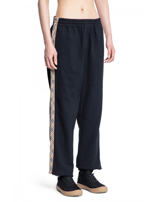 Pantaloni BURBERRY, Jogger, Pattern Insert, Black - 8110791A1189 Pantaloni BURBERRY, Jogger, Pattern Insert, Black - 8110791A1189