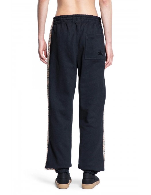 Pantaloni BURBERRY, Jogger, Pattern Insert, Black - 8110791A1189 Pantaloni BURBERRY, Jogger, Pattern Insert, Black - 8110791A1189