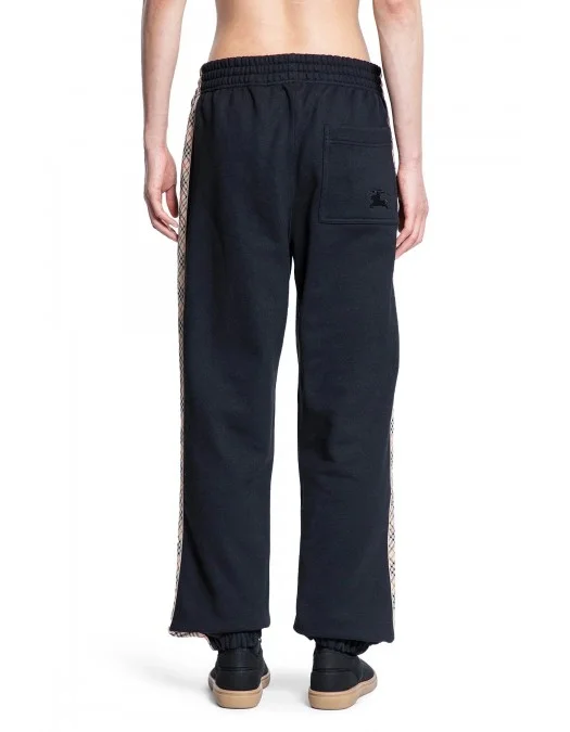 Pantaloni BURBERRY, Jogger, Pattern Insert, Black - 8110791A1189 Pantaloni BURBERRY, Jogger, Pattern Insert, Black - 8110791A1189