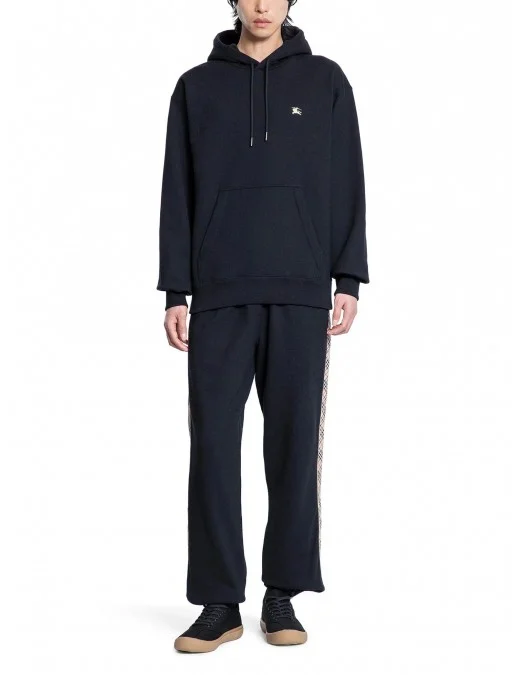 Pantaloni BURBERRY, Jogger, Pattern Insert, Black - 8110791A1189 Pantaloni BURBERRY, Jogger, Pattern Insert, Black - 8110791A1189