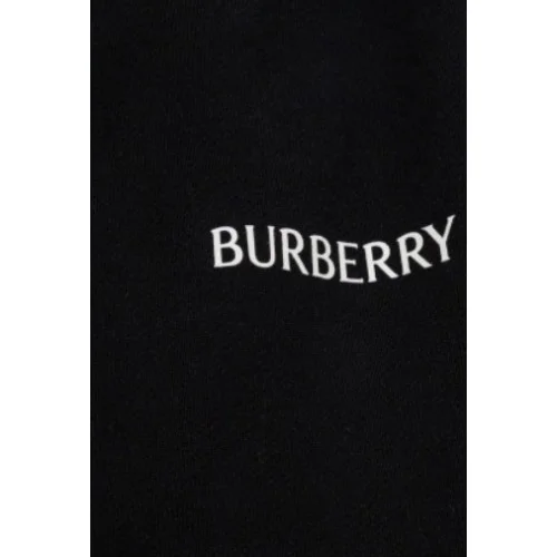 Pantaloni BURBERRY,  BLACK Straight-leg sweatpants