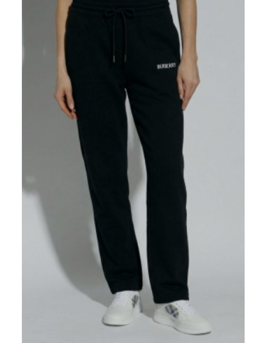 Pantaloni BURBERRY,  BLACK Straight-leg sweatpants - 8118981A1189
