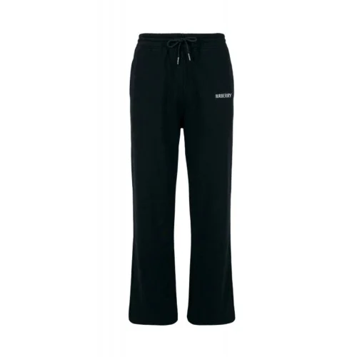 Pantaloni BURBERRY,  BLACK Straight-leg sweatpants