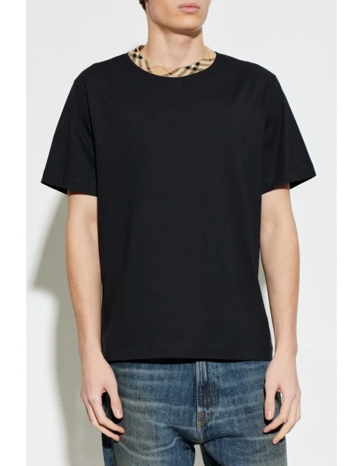 Tricou BURBERRY, "Ryan" T-shirt, Negru - 8125509A1189