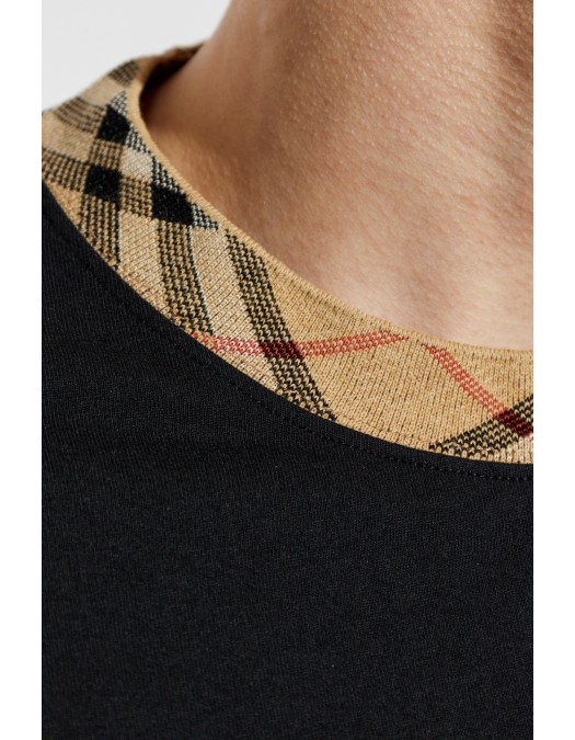 Tricou BURBERRY, "Ryan" T-shirt, Negru - 8125509A1189