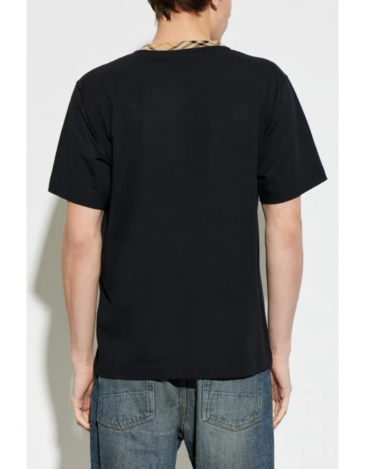 Tricou BURBERRY, "Ryan" T-shirt, Negru - 8125509A1189