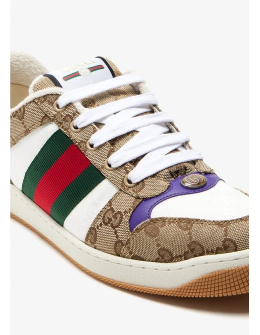 Sneakers GUCCI, Screener Design, GG Print, Beige - 812638FAD3U9752