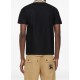 Tricou BURBERRY, Check-collar cotton polo shirt, Negru - 8126965X