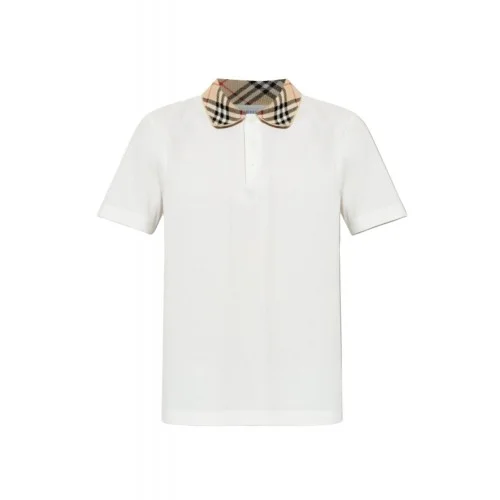 Tricou BURBERRY, Polo "Eva", Alb