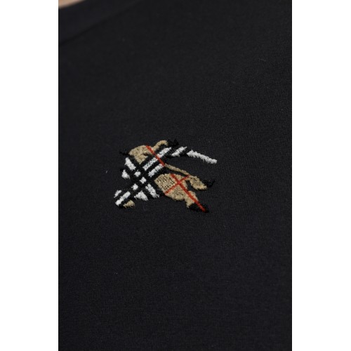 Tricou BURBERRY,  ‘Seth’, Negru