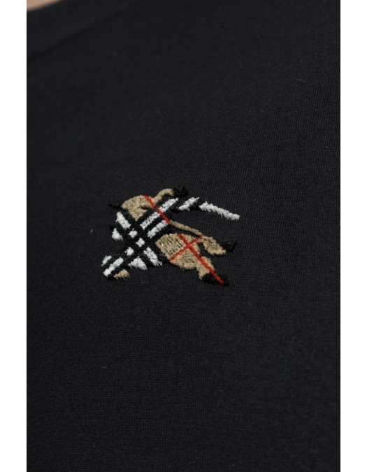 Tricou BURBERRY,  ‘Seth’, Negru - 8127949A1189