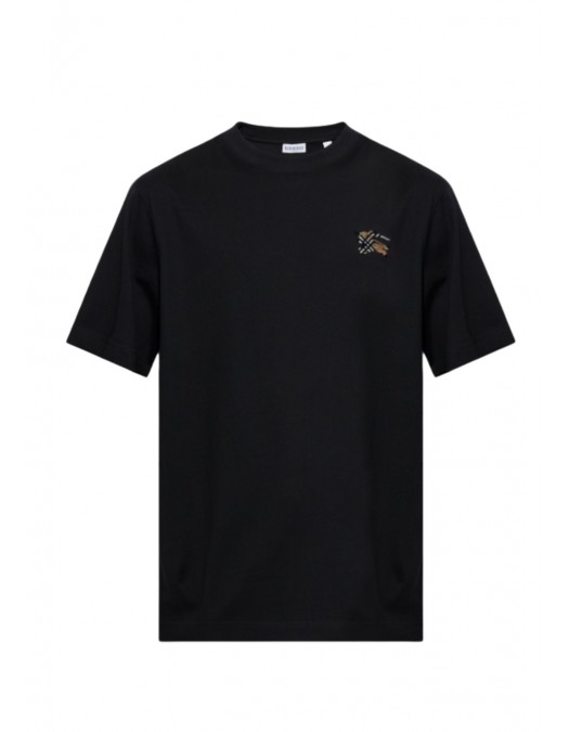 Tricou BURBERRY,  ‘Seth’, Negru - 8127949A1189
