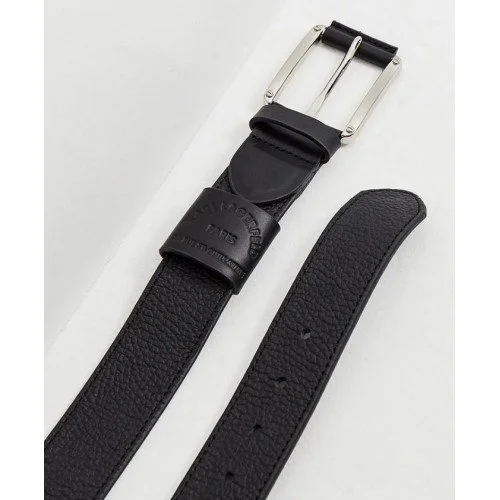 Curea KARL LAGERFELD, Insertie logo, Negru