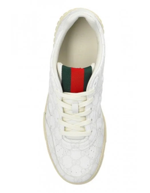 Sneakers GUCCI, Re-Web Panelled, Grey GG Print, White
