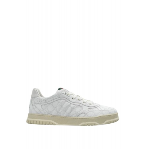 Sneakers GUCCI, Re-Web Panelled, Grey GG Print, White Sneakers GUCCI, Re-Web Panelled, Grey GG Print, White