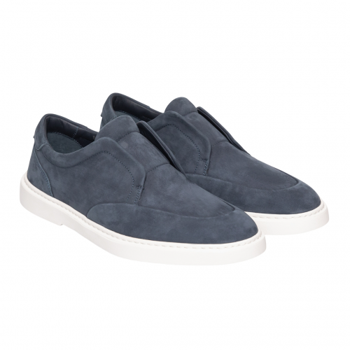 LOAFERS GIANFRANCO BUTTERI, Slip-on,  Smooth Indigo LOAFERS GIANFRANCO BUTTERI, Slip-on,  Smooth Indigo