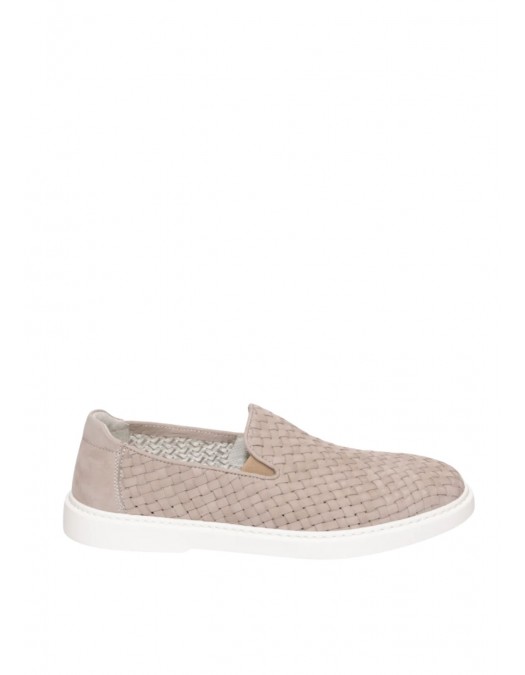 LOAFERS GIANFRANCO BUTTERI, Woven Craft, Taupe Grey - 82604GRI
