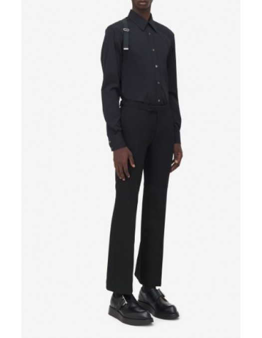 Camasa ALEXANDER MCQUEEN, Harness Shirt in Black - 828170QNAAB1000