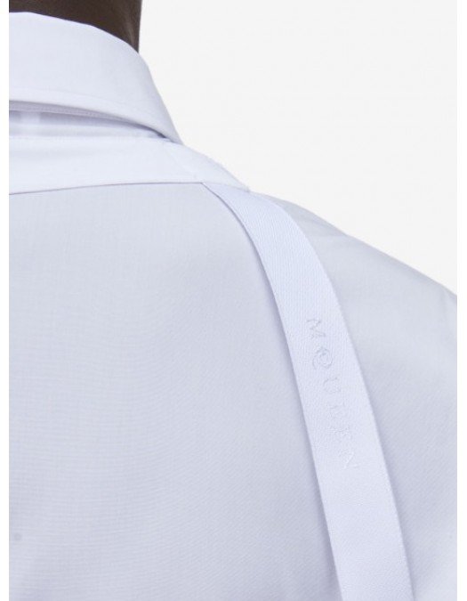 Camasa ALEXANDER MCQUEEN, Harness Shirt in White - 828170QNAAB9000