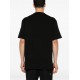 TRICOU ALEXANDER MCQUEEN, Skull Flocked, Black - 828428QTADR0520