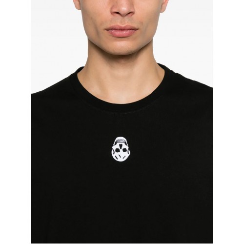 TRICOU ALEXANDER MCQUEEN, Skull Flocked, Black TRICOU ALEXANDER MCQUEEN, Skull Flocked, Black