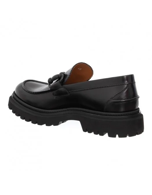 Loafers ROSSI, Black Leather, 857NERO - 857NERO Loafers ROSSI, Black Leather, 857NERO - 857NERO