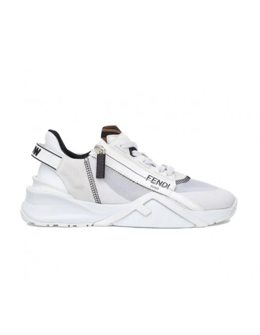 Sneakers Fendi, Low-Top, Flow Design, White - 8E8035EKVF0AGX