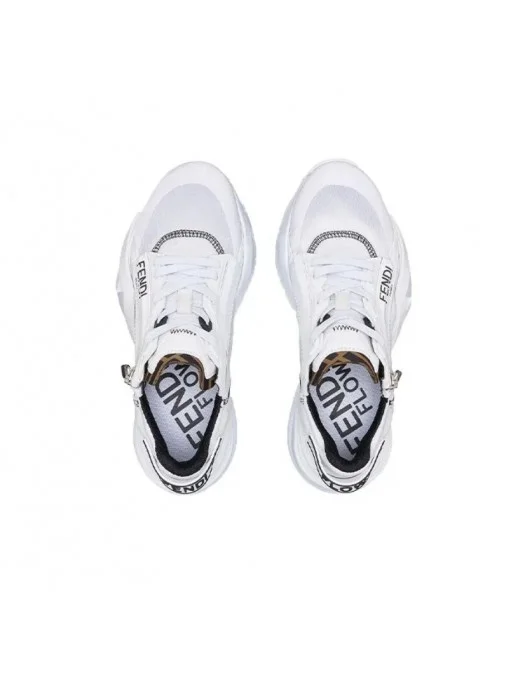 Sneakers Fendi, Low-Top, Flow Design, White - 8E8035EKVF0AGX