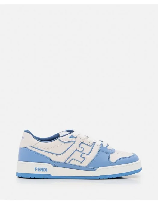 Sneakers Fendi, Low-Top, Lace Up, Baby Blue - 8E8561AOMNF1OIE