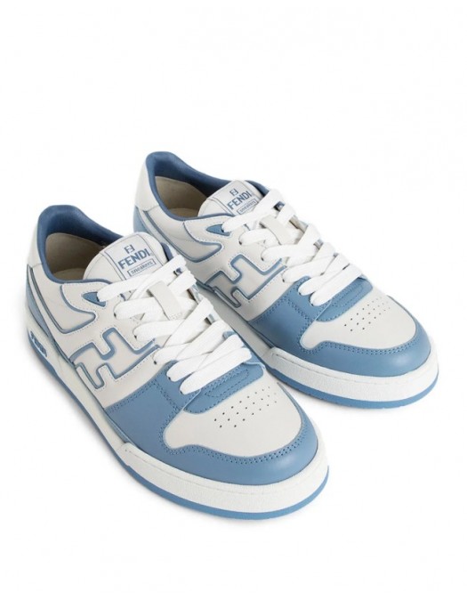 Sneakers Fendi, Low-Top, Lace Up, Baby Blue - 8E8561AOMNF1OIE