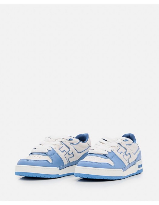 Sneakers Fendi, Low-Top, Lace Up, Baby Blue - 8E8561AOMNF1OIE