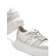 Sneakers Fendi, Match Leather Low-Top Sneakers, Full White - 8E8571AOMNF1PYS