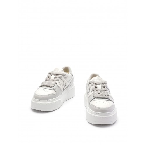 Sneakers Fendi, Match Leather Low-Top Sneakers, Full White Sneakers Fendi, Match Leather Low-Top Sneakers, Full White