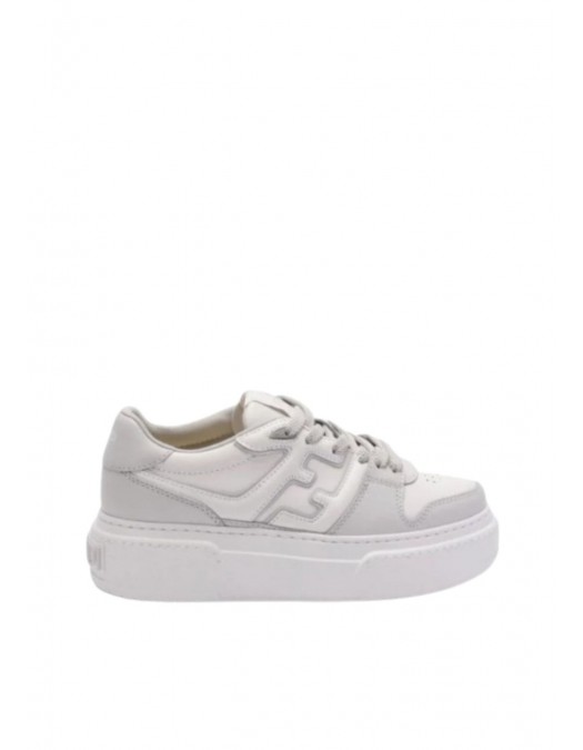 Sneakers Fendi, Match Leather Low-Top Sneakers, Full White - 8E8571AOMNF1PYS