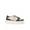Sneakers Fendi, Match Leather Low-Top, Black and White