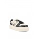 Sneakers Fendi, Match Leather Low-Top, Black and White - 8E8571AOMNF1PYU