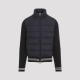 JACHETA MONCLER, Blue Zip Sweatshirt, 919B00001M1509779 - 919B00001M1509779