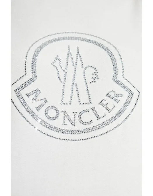 BLUZA MONCLER, Crystal Details, White - 938G00040899TR999