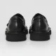 Loafers GIANFRANCO BUTTERI, Crocodile Embossed, Double Buckle, Black - 95303A