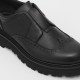 Loafers GIANFRANCO BUTTERI, Brogue Details, Black - 95306NERU