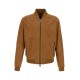 GEACA PAL ZILERI, Goat Suede Bomber, Light Brown - 9A36PJ200PL27839
