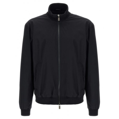 GEACA PAL ZILERI, Tech Fabric Bomber, Black GEACA PAL ZILERI, Tech Fabric Bomber, Black